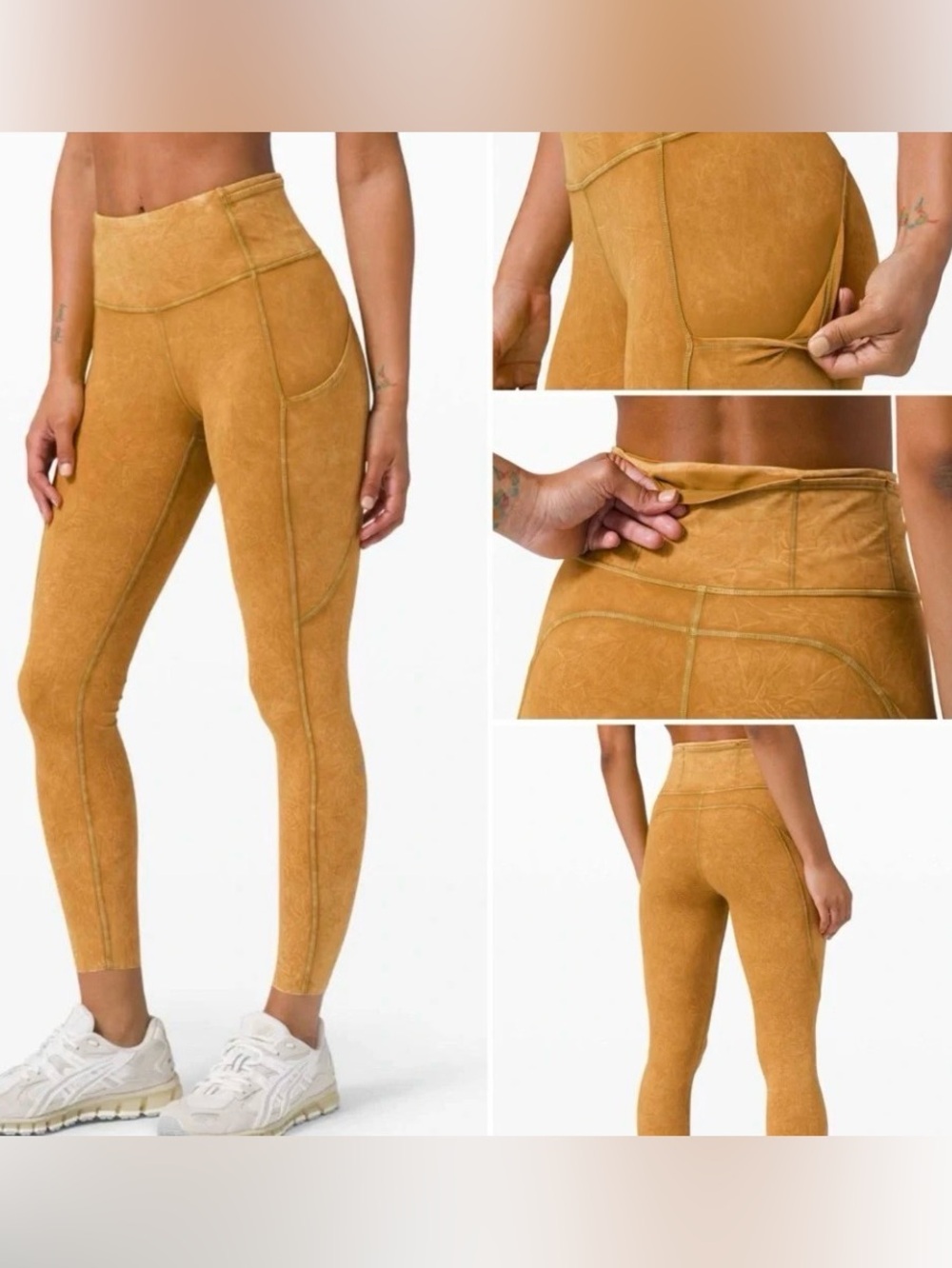 lululemon athletica High-Rise Leggings in Mustard Yellow